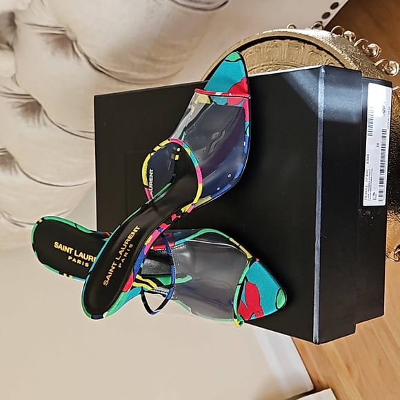 YSL Saint Laurent Lolita Mule Sandals 39 - Picture 14 of 16